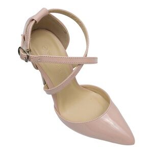 Sling Back Pumps-Patent Look